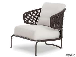 ASTON CORD OUTDOOR - Outdoor armchair _ Minotti