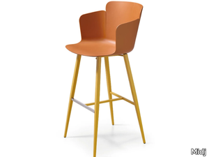 CALLA P75 M PP - Plastic barstool with armrests _ Midj