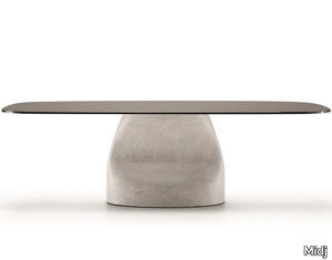 GRAN SASSO - Rectangular Baydur® table _ Midj