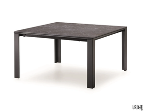 MARCOPOLO - Extending square glass ceramic dining table _ Midj