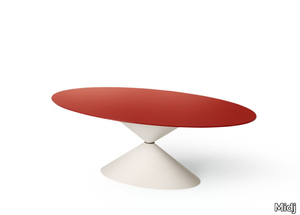 CLESSIDRA ELLITTICO - Metal contract table _ Midj