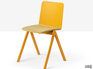 STACK S PP_SD - Stackable chair with integrated cushion _ Midj