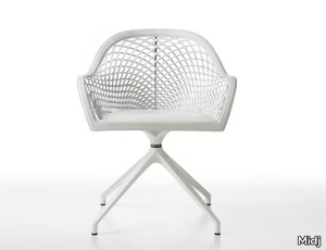 GUAPA PX - Swivel trestle-based easy chair _ Midj