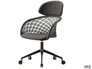 P47 DPA TS-CU - Swivel office chair with 5-Spoke base with headrest _ Midj