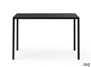 FOLD - Stackable metal table _ Midj