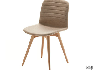 LIÙ LG - Upholstered wooden chair _ Midj