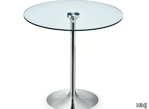 INFINITY - Round glass table _ Midj