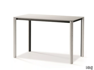 WOODY H105 - Rectangular ash high table _ Midj