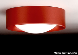 CILINDER - LED ceiling light in steel and polycarbonate _ Milan Iluminación