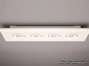 MARC 3369 - LED adjustable rectangular aluminium spotlight _ Milan Iluminación