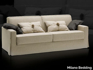 TAYLOR - Fabric sofa bed with removable cover _ Milano Bedding