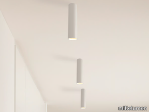 TUBUS - Aluminium ceiling lamp _ millelumen