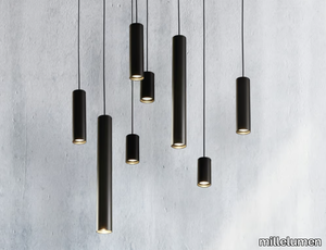 TUBUS SYSTEM - Aluminium pendant lamp _ millelumen