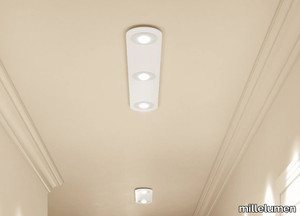 TET MULTI - LED glass and aluminium ceiling lamp _ millelumen