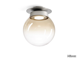 JOTTO - LED glass and aluminium ceiling lamp _ Miloox