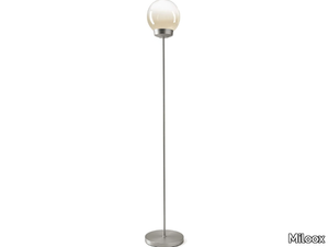 JOTTO - LED glass and aluminium floor lamp with dimmer _ Miloox