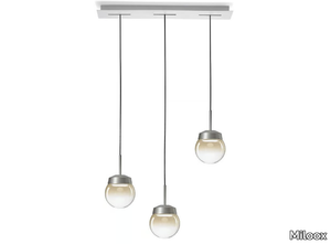 JOTTO - LED glass and aluminium pendant lamp _ Miloox