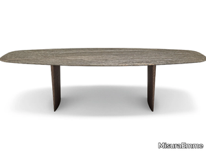 ALA - Rectangular marble table _ MisuraEmme