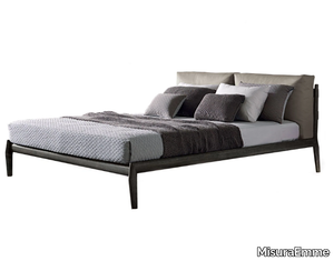 ELADIO - Double bed with removable cover with upholstered headboard _ MisuraEmme