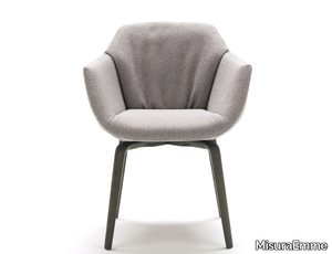 NAOS - Upholstered fabric chair with armrests _ MisuraEmme