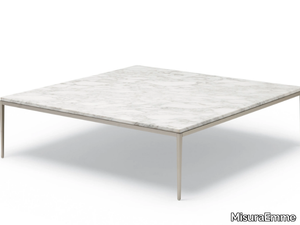 KESSLER - Square marble coffee table _ MisuraEmme