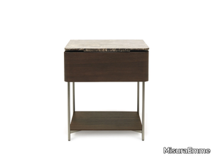 LINDO - Rectangular bedside table with drawers _ MisuraEmme