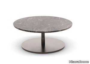 STILETTO - Low round marble coffee table _ MisuraEmme