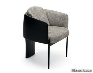 VIRGIN - Upholstered fabric chair with armrests _ MisuraEmme