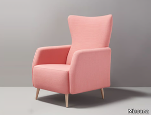 ALICE - Wing fabric armchair _ Missana