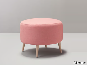 ALICE - Upholstered fabric pouf _ Missana