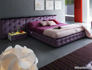 AURIGA - Fabric bed with tufted headboard _ MitoHome