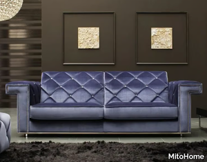 RIGEL - Tufted fabric sofa with headrest _ MitoHome