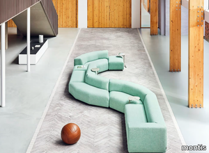 AZTEC XL - Sectional fabric sofa _ Montis