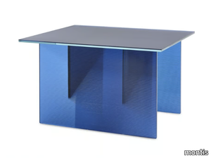 PERRY - Square glass coffee table _ Montis