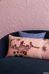 Embroidered Blooming Seadragon Decorative Pillow 