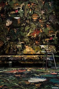 Menagerie of Extinct Animals Wallcovering 