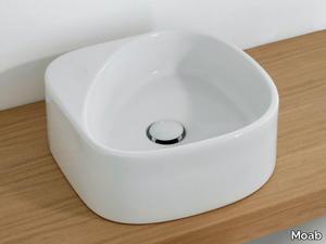 ELLETRE - Ceramic washbasin _ Moab