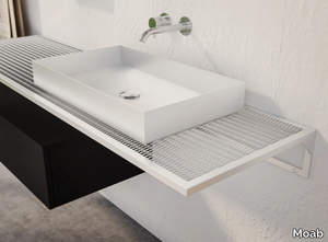 FRAMED METAL - Expanded metal washbasin countertop _ Moab