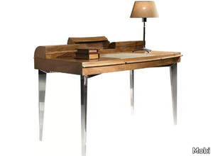 CORONA - Rectangular wooden writing desk with drawers _ Mobi