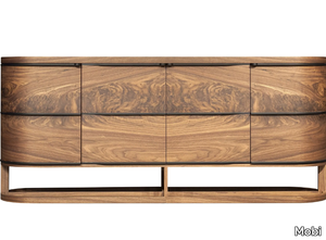 ARIA - Wood veneer sideboard with doors _ Mobi