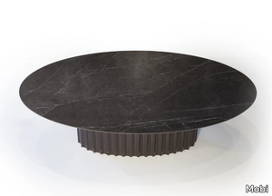 SHANGAI - Oval marble living room table _ Mobi