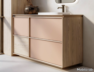 ZEN 1 - HPL vanity unit with drawers _ Mobilcrab