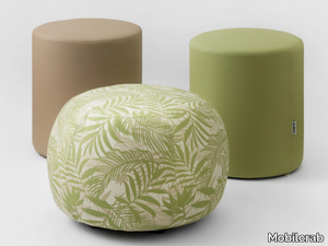 POUF - Upholstered round pouf _ Mobilcrab