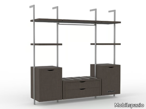 URBAN AM 07 - Wardrobe with drawers for hotel rooms _ Mobilspazio