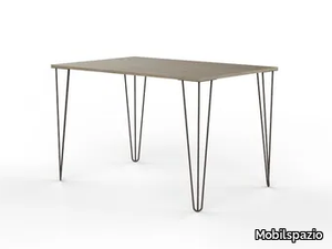 URBAN TV23 - Rectangular melamine-faced chipboard table _ Mobilspazio