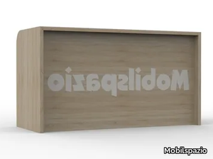 ZEUS BR 01 - Melamine-faced chipboard reception desk _ Mobilspazio