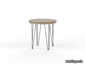 URBAN TV40 - Round melamine-faced chipboard coffee table _ Mobilspazio