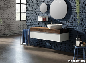 LU.41 - Wall-mounted vanity unit _ Mobiltesino