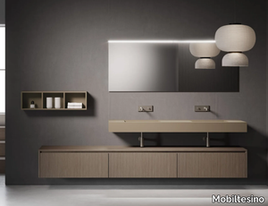 M19 - Double vanity unit with mirror _ Mobiltesino