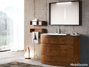 N43 - Floor-standing ash vanity unit with drawers _ Mobiltesino